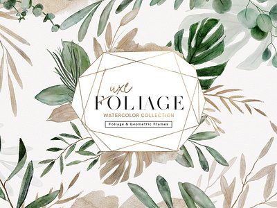 Luxe Foliage Watercolor Collection background clipart collection design floral flowers foliage foliage clipart foliage floral gold green illustration illustrations vector watercolor watercolor clipart watercolor floral watercolor flowers website wreaths