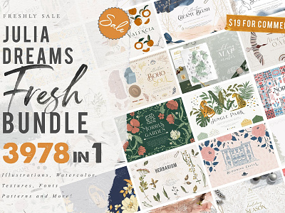 3978 in 1 - GRAPHIC FRESH BUNDLE background bundle clipart decorate decorative elements design elements floral graphic assets graphic design graphic designer graphic elements graphics graphics collection illustration pattern poster print printing vector