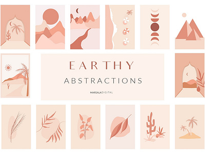 EARTHY Abstractions & Prints abstract abstract print abstract prints abstractions background concept earthy earthy abstractions graphic assets graphic design graphics graphics collection hand drawn illustration poster poster design print print design prints vector