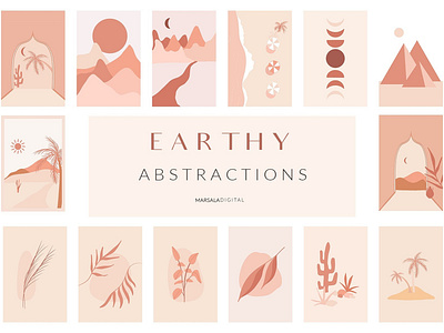 EARTHY Abstractions & Prints