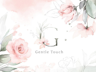 Gentle Touch Watercolor collection card clipart design design elements floral flowers frame gentle touch golden graphic elements graphics green herbs stationery watercolor watercolor collection watercolor floral watercolor flowers wedding wreaths