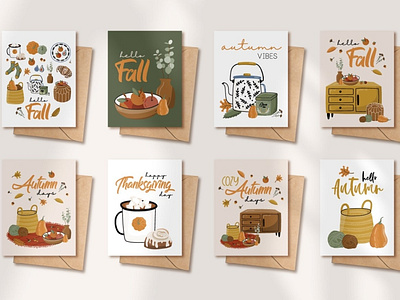 Cozy Autumn Collection autumn autumn clipart autumn design autumn graphics background cozy cozy autumn cozy autumn collection design floral graphic graphic design graphic elements graphics greeting card illustration logos poster printing vector