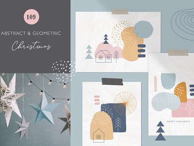 Abstract & Geometric Christmas abstract abstract art abstract shape christmas clean design geometric geometric christmas graphic graphic design graphics illustration instagram pattern seamless pattern shape shapes story template texture