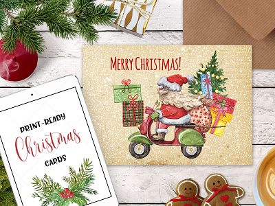 Watercolor Christmas Card Clip Art Holiday Card Set template art background card card clip art card clipart card set cards christmas clipart design design elements graphics holiday holiday card set illustration merry vector watercolor watercolor christmas watercolour