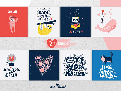 Valentine's day collection abstract design floral flowers graphic graphic design graphic elements greeting card happy valentines day heart lettering love love poster panda poster romantic set valentines valentines day valentines day collection
