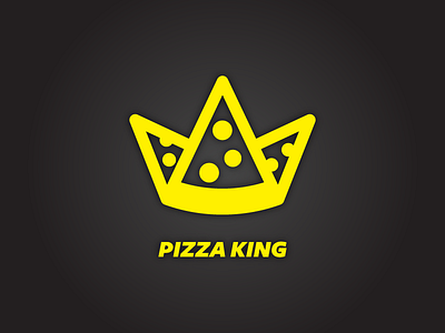 PIZZA KING branding crown food king lebron logo mark nomz pizza royalty