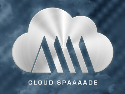 Cloud.Spaaaade Logo cloud intro logo