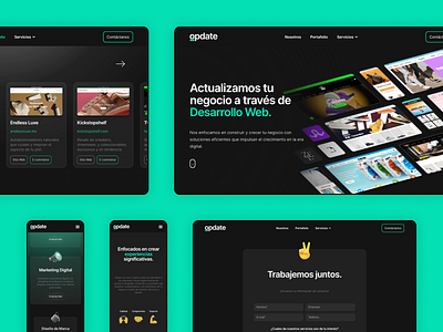 Opdate's Website Redesign cms ui ux web design web development webflow
