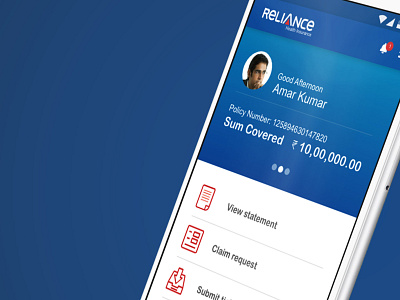 Reliance Health Insurance (Design Concept)