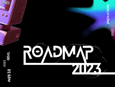ROADMAP 2023 | MODERN GENZ LOOK graphic design illustration p