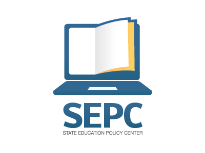 SEPC Logo book computer laptop logo