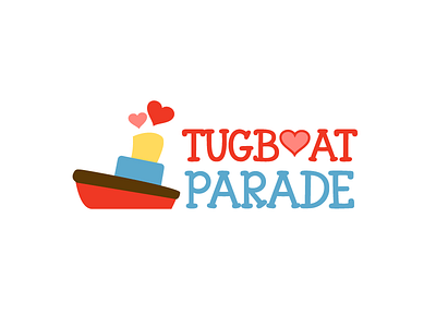 Tugboat Parade Logo boat logo tugboat vector