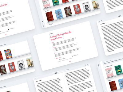 nūlakam Web App Design book landing landing page minimal