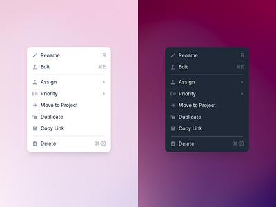 Light/Dark Mode Dropdown by Praveen Juge on Dribbble