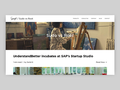 New Blog Redesign at Skcript! blog featured image layout minimal redesign type