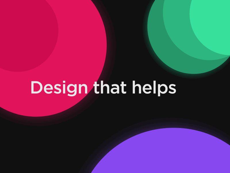 Design for Everyone animation bouncing circle colors design gif