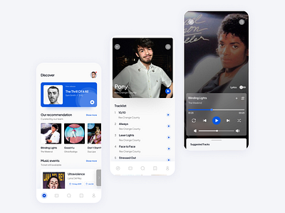 Music Player UI app figma graphic design music player productdesign ui ux