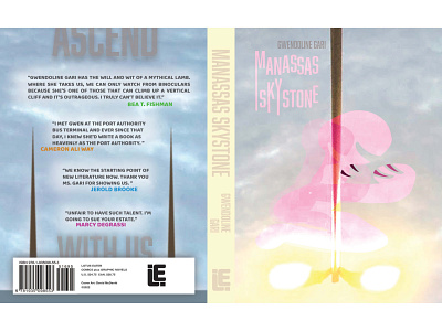 Manassas Skystone • book cover graphic design illustration