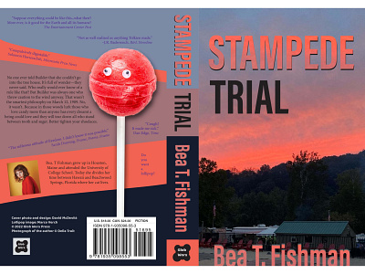 Stampede Trial • book cover graphic design illustration