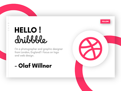Hello Dribbble! debut web