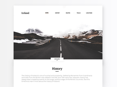 Iceland Landing Page