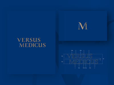 Versus Medicus brand brand identity branding design logotype