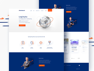 🚨Interfreight Homepage clean design homepage icons ui ui design web website