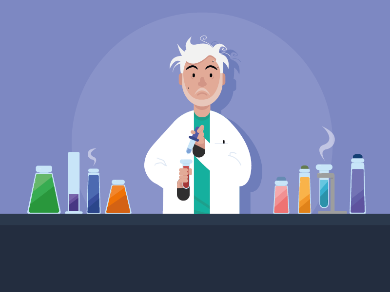 Mad Scientist By Dina Tawil For Ibm On Dribbble