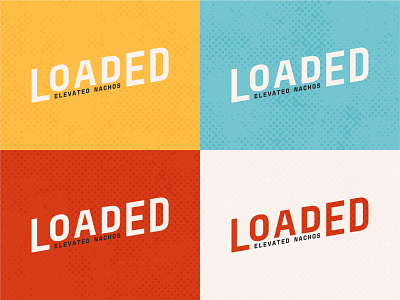 Loaded Elevated Nachos Branding - Primary Logo atomicdust branding design expressions illustration st. louis