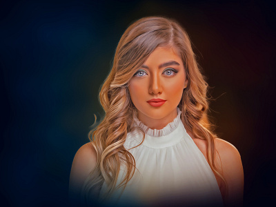 Oil Paint Photoshop Effect portrait