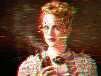 Glitch Grain Photoshop Effect