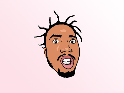 Ol' dirty bastard hip hop illustration digital art illustrator ipad pro rap