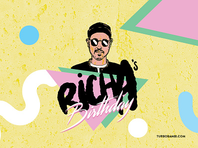Rich A's Birthday Illustration by Turbobambi birthday digital illustration popart tubobambi