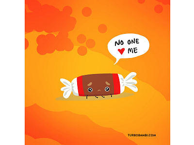 Tootsie Roll Halloween Illustration by turbobambi.com