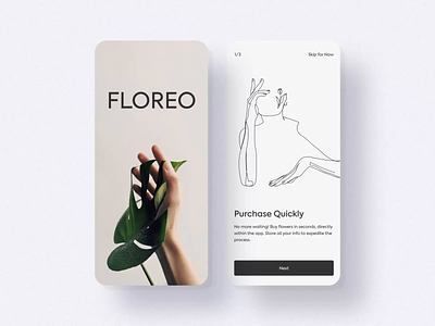 Floreo / Shop app app concept ecommerce app flat flower flowers flowershop illustration imagery minimal mobile app mobile design plant plants shop shopping app typography ui ux