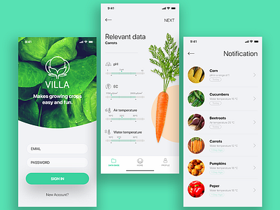 Villa / Agro app agro app imagery typogaphy ui ui elements ux