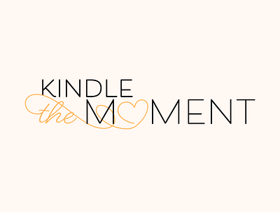 Kindle the Moment branding design graphic design logo typography vector