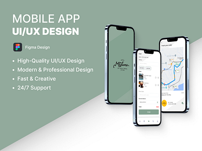 Food Delivery Mobile App Design app branding design graphic design illustration ui ux