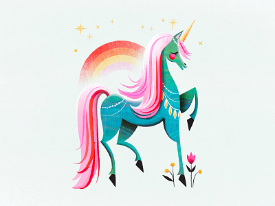 My Little Unicorn animation graphic design illustration