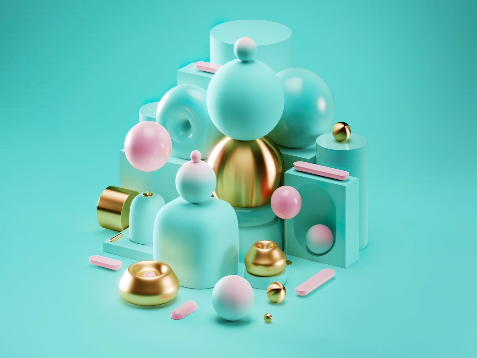 Mint composition by Lauren L. Beck on Dribbble