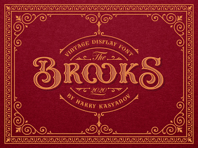 Brooks Vintage Font Family