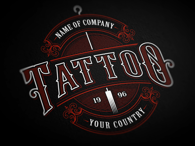 Tatto Studio Logo template # 3 by Harry Kasyanov on Dribbble