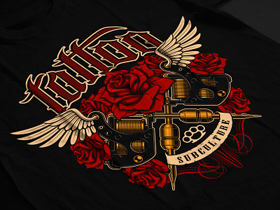 Tattoo Machines  Shirt Design