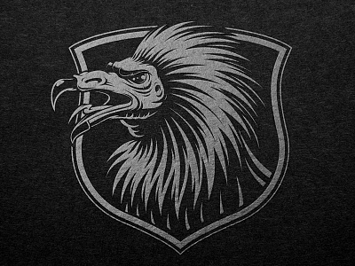 Vulture design illustration logo vector vulture