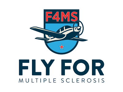 Fly for MS illustration logo design