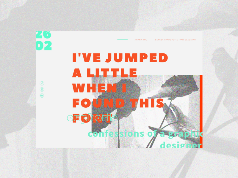 Visual Diary | Post 14 graphic design poetry typography layout web website ux ui