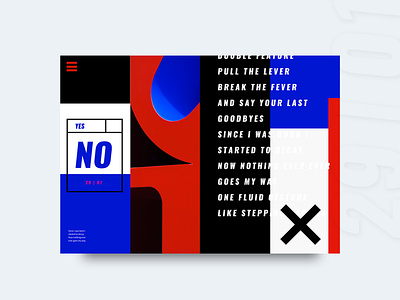Visual Diary | Post 8 bold colors experiment exploration typography typography art ui uidesign ux web website concept