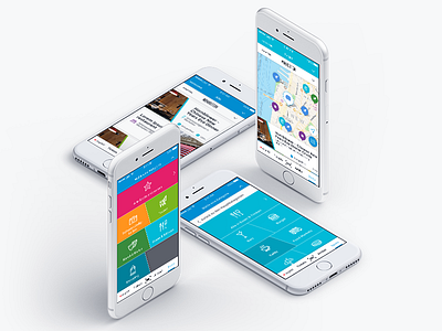 LNY 2.0 | Category-Filter | Map | Spots app design interaction interface ios iphone ui ux