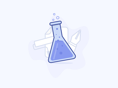 Test Icon experiment filled flask heat icon icons outline test tube