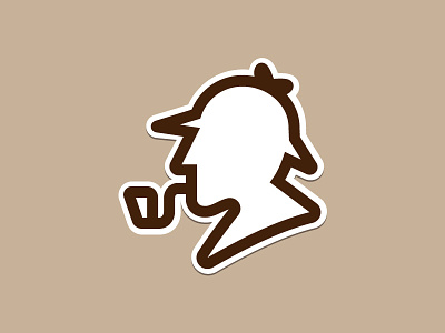Sherlock Holmes consulting detective holmes research sherlock sticker ux